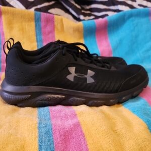 Under Armour Black Men's Mesh Training Sneakers